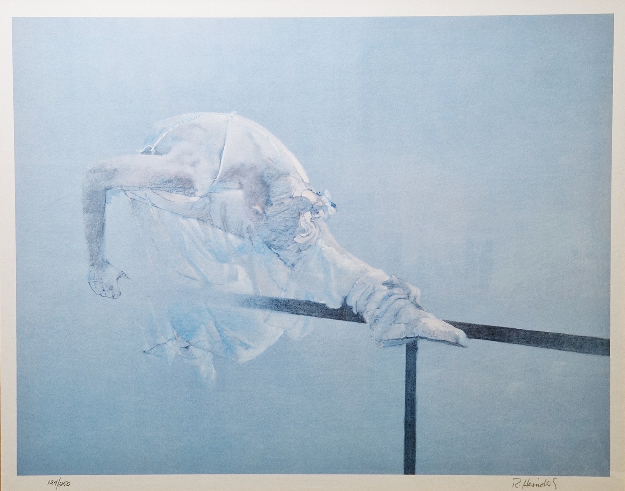 After Robert Heindel (1938-2005)  Colour lithograph Two limited edition prints of ballet dancers,