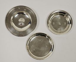 A Queen Elizabeth II commemorative silver ashtray/dish, Edinburgh 1977, approximately 7.5cm