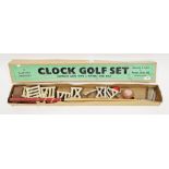 Clock Golf Set, complete game with two putters and ball, manufactured by Kum-Bak in England,