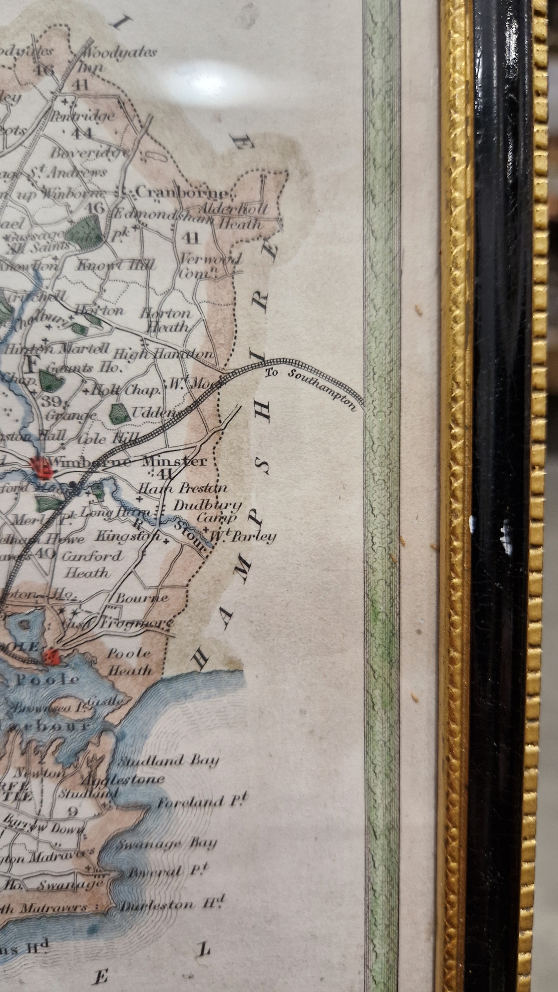 John Speed, 'Wilshire', John Sudbury & George Humble, 17th century hand coloured engraved map of - Image 23 of 33
