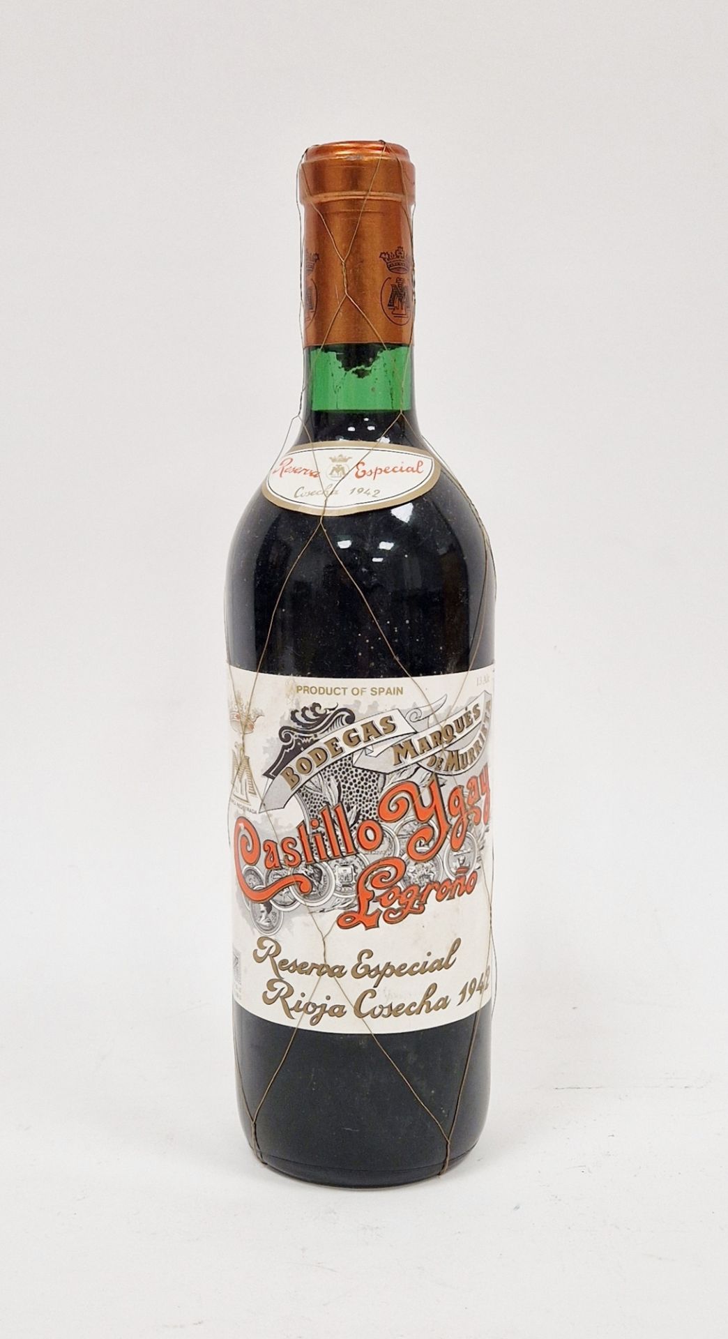 Bottle of Bodegas Marques de Murrieta Castillo Ygay Reserva Especial 1942 (high shoulder)