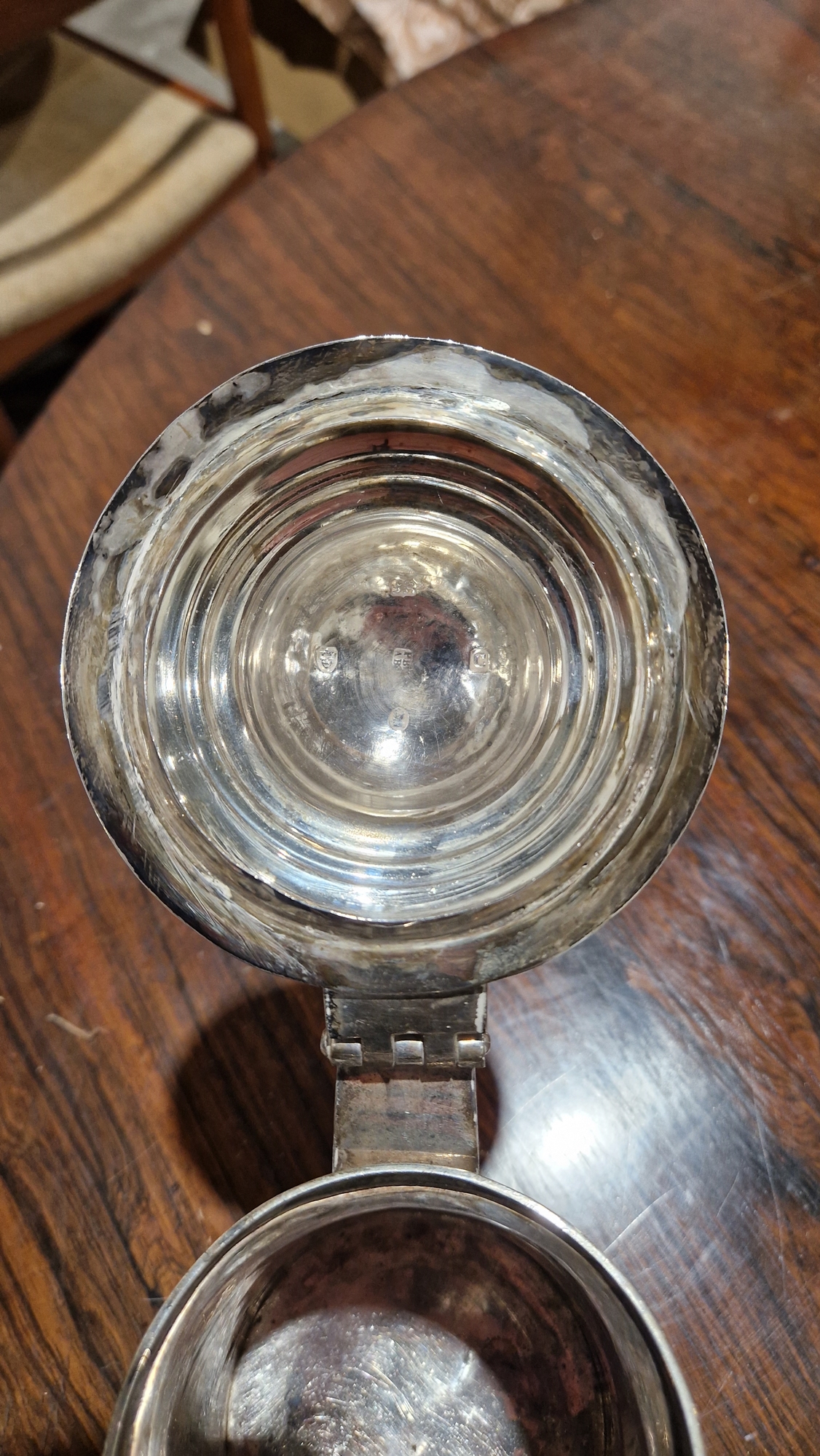 George III silver tankard by Peter & Anne Bateman, London 1797, of cylindrical form with moulded - Image 19 of 21