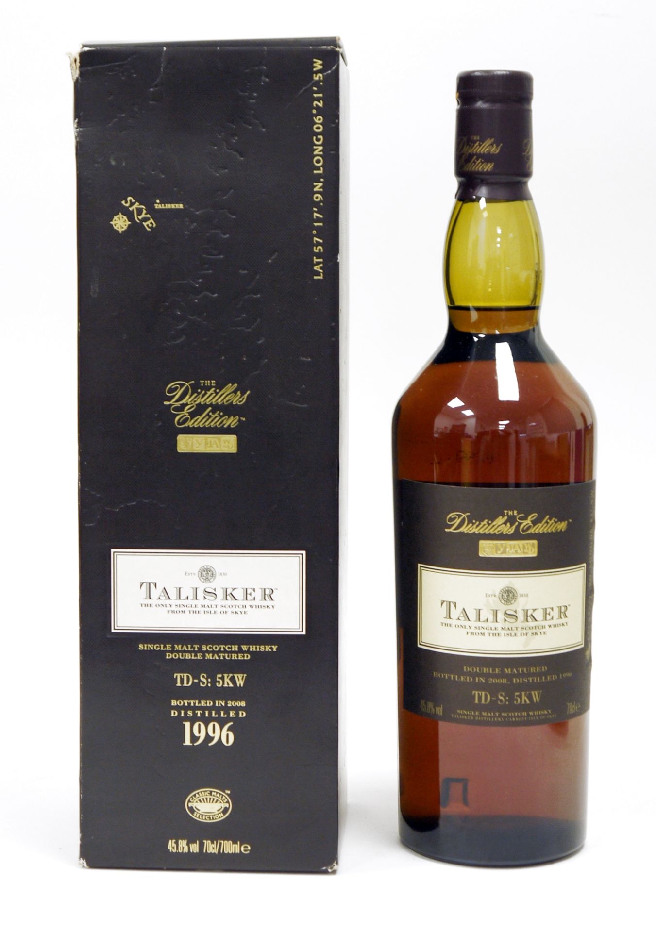 Talisker Distillers Edition 1996 Isle of Skye double matured single malt Whisky, bottled in 2008,