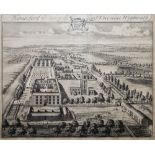 After John Kipp Engraving "Kempsford the seat of Lord Viscount Weymouth", a topographical study,