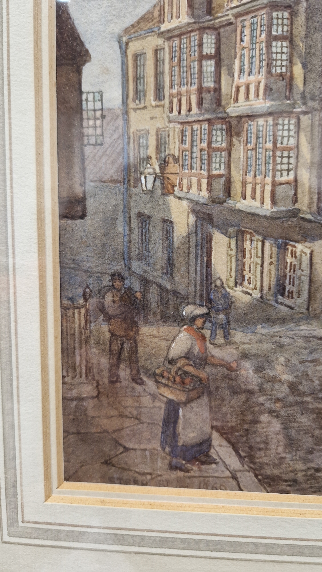 Alfred Edward Parkman (1852-1930) Two watercolours "Pithay, Bristol", street scene, signed and dated - Image 24 of 34