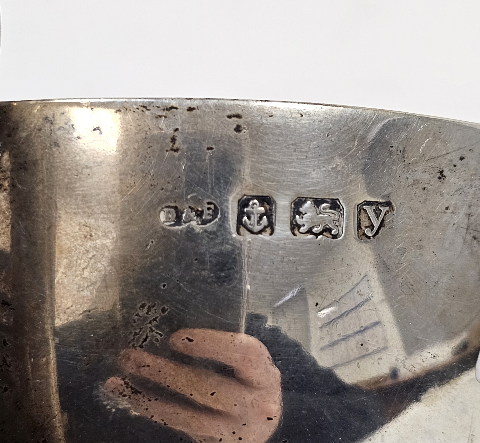 Silver two-handled trophy by Deakin & Francis, Birmingham 1923, of circular form with pierced scroll - Image 3 of 4