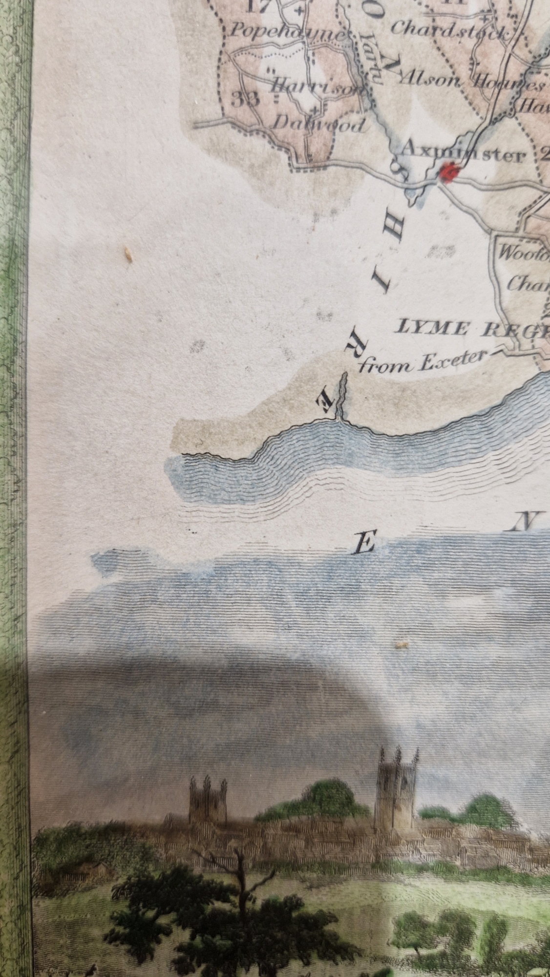John Speed, 'Wilshire', John Sudbury & George Humble, 17th century hand coloured engraved map of - Image 27 of 33