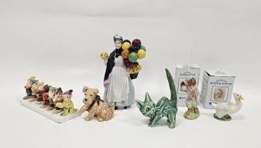 Walt Disney group of Snow White and the Seven Dwarfs, a Leonardo Collection bone china model of a