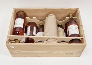 Nine bottles of Chateau Rieussec Grand Cru Classe 2003 in original packing crate (9)