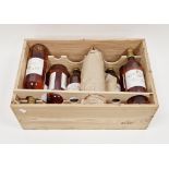 Nine bottles of Chateau Rieussec Grand Cru Classe 2003 in original packing crate (9)