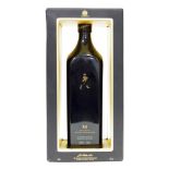 Johnnie Walker 100 years of the striding man 1908-2008 12 year black label blended Scotch whisky,
