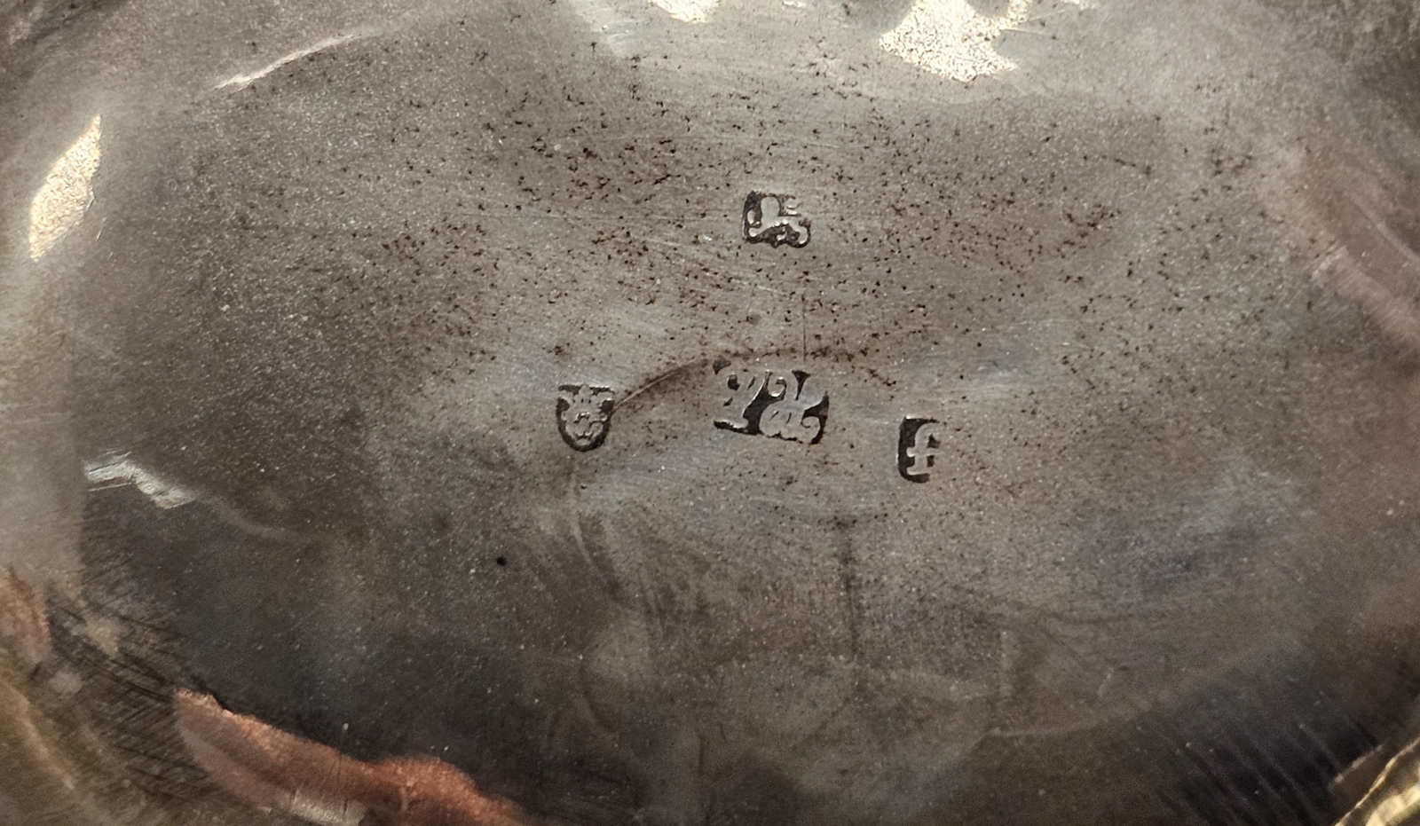 Georgian silver toddy ladle, hallmarked London, indistinct date code, probably 1781, makers marks - Image 3 of 3