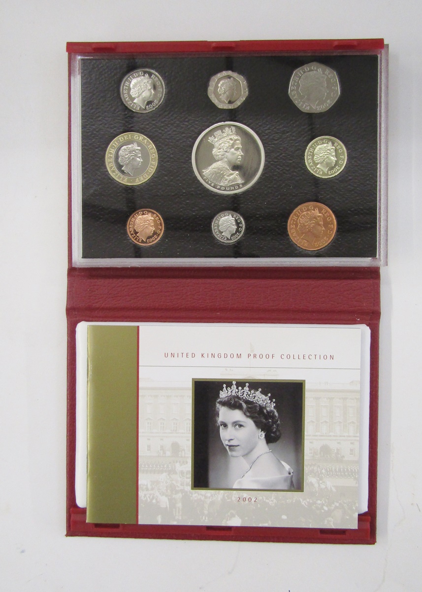 United Kingdom proof sets (9), 1983, 1988, 1990 x 2, 1996, 2001, 2002, 2003 and 2004. - Image 8 of 9