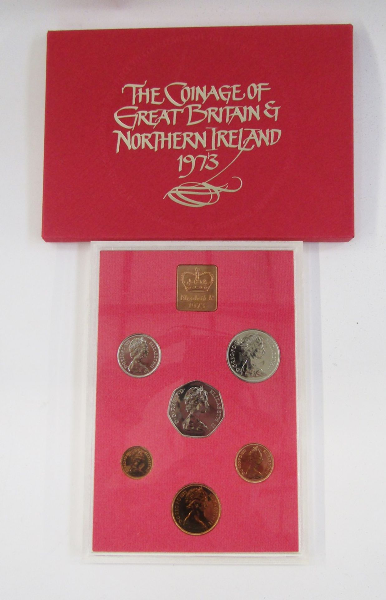 UK proof sets (8), dates, 1972 x 2, 1973 x 2, 1975, 1977, 1978 x 2, most sets show toning to lower - Image 2 of 8