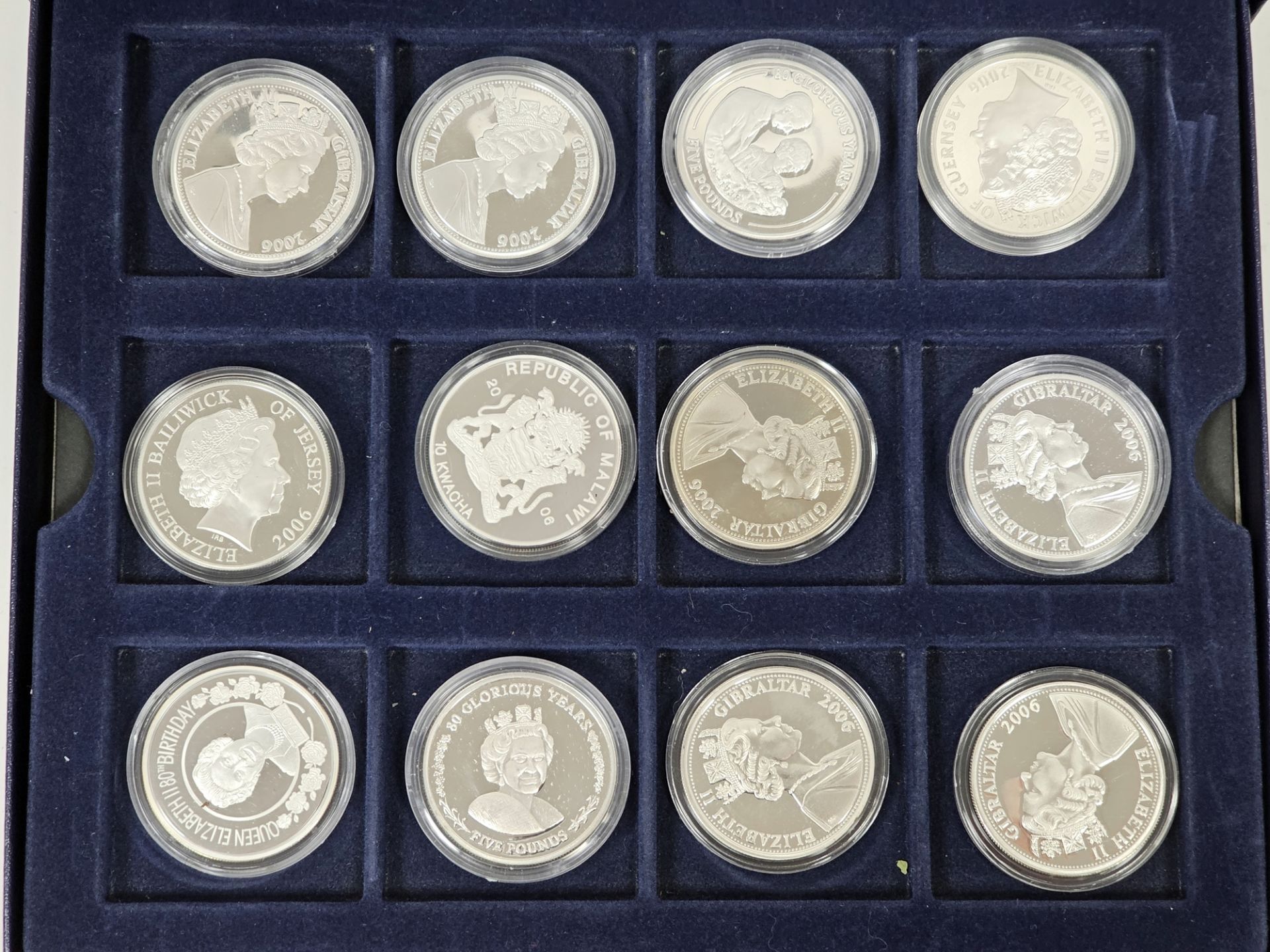 Westminster coin collection to commemorate Queen Elizabeth II's 80th birthday, consisting of 12 - Image 3 of 3