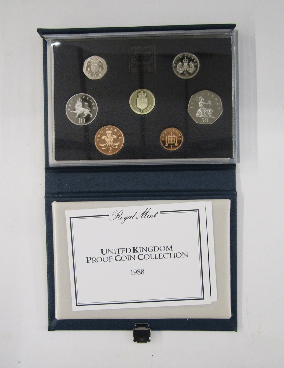 United Kingdom proof sets (9), 1983, 1988, 1990 x 2, 1996, 2001, 2002, 2003 and 2004. - Image 3 of 9