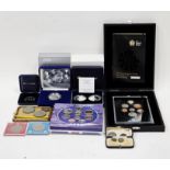 2008 proof set 'Royal Shields of Arms' with certificate, no.8656, 2007 brilliant uncirculated set £2