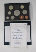 United Kingdom proof sets (5), 1996, 1997, 1998, 1999 and 2000.