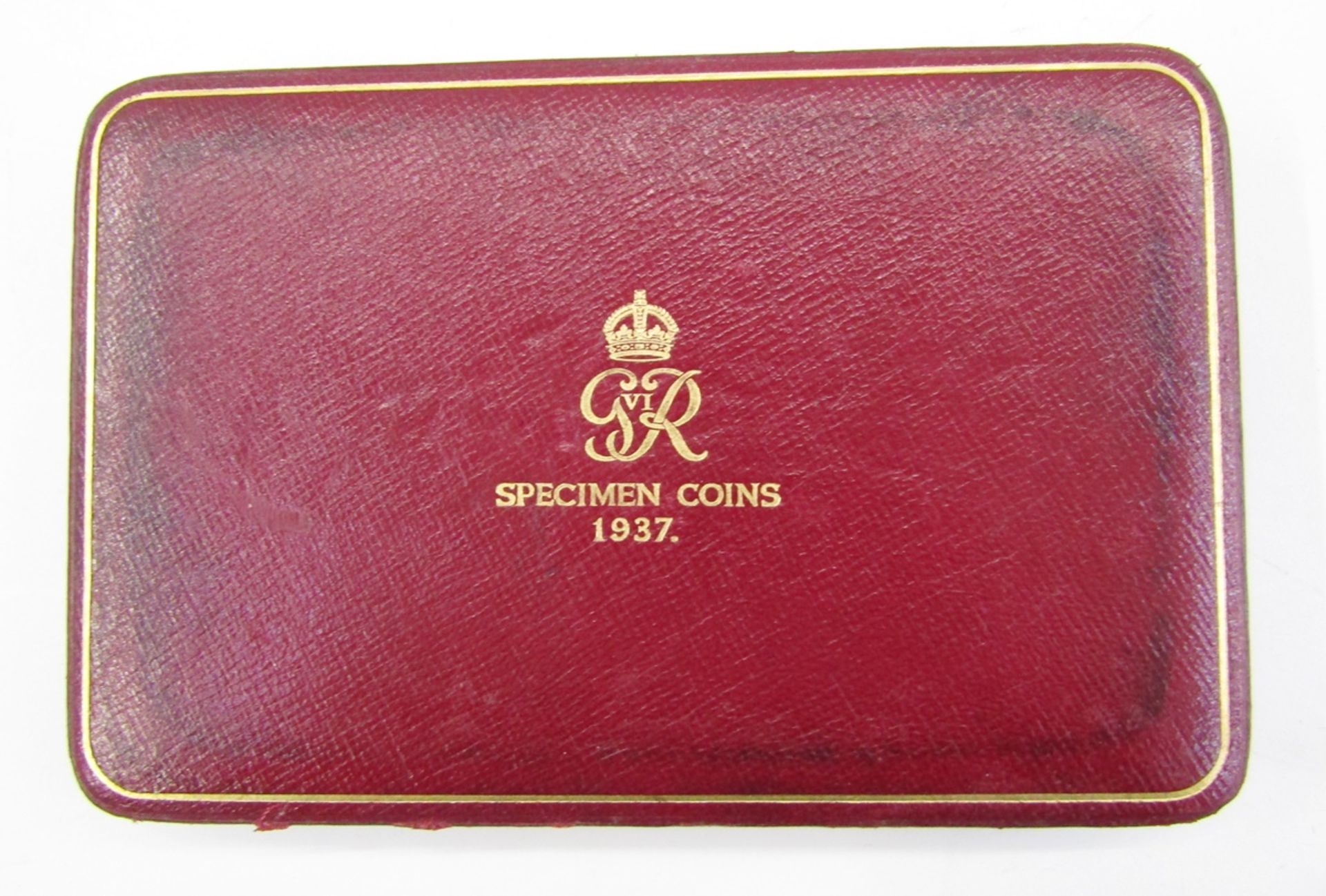 George VI 1937 Coronation proof set, 15 coins (FDC), Crown down to Farthing, with Maundy set, box in - Image 4 of 4