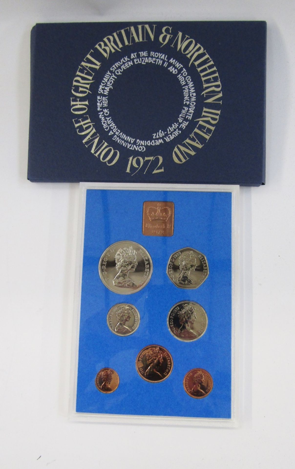 UK proof sets (8), dates, 1972 x 2, 1973 x 2, 1975, 1977, 1978 x 2, most sets show toning to lower - Image 3 of 8