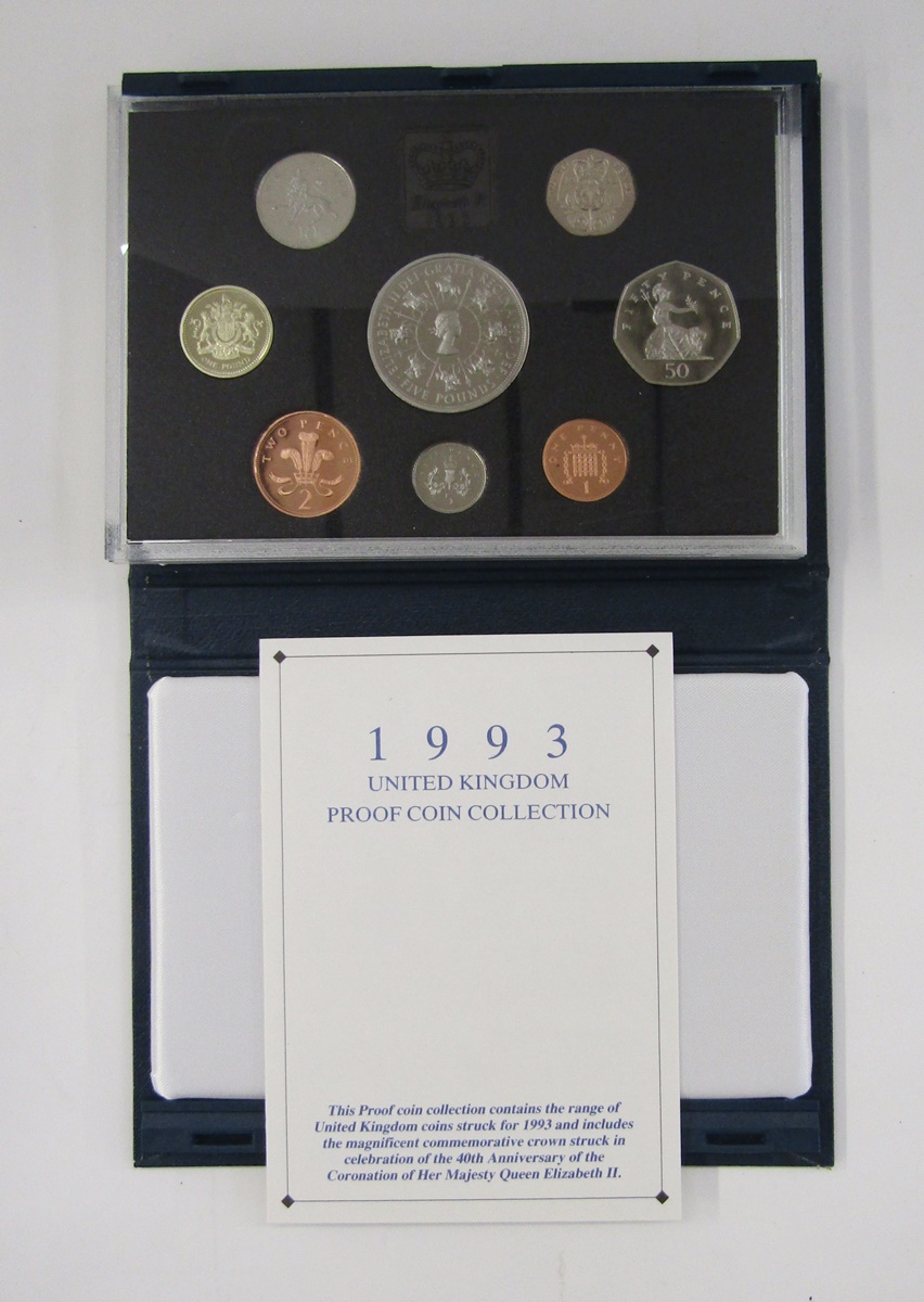 United Kingdom proof sets (10), 1989 x 3, 1992 x 2, 1993 x 2, 1994 x 2, 1997 x 1 - Image 4 of 10