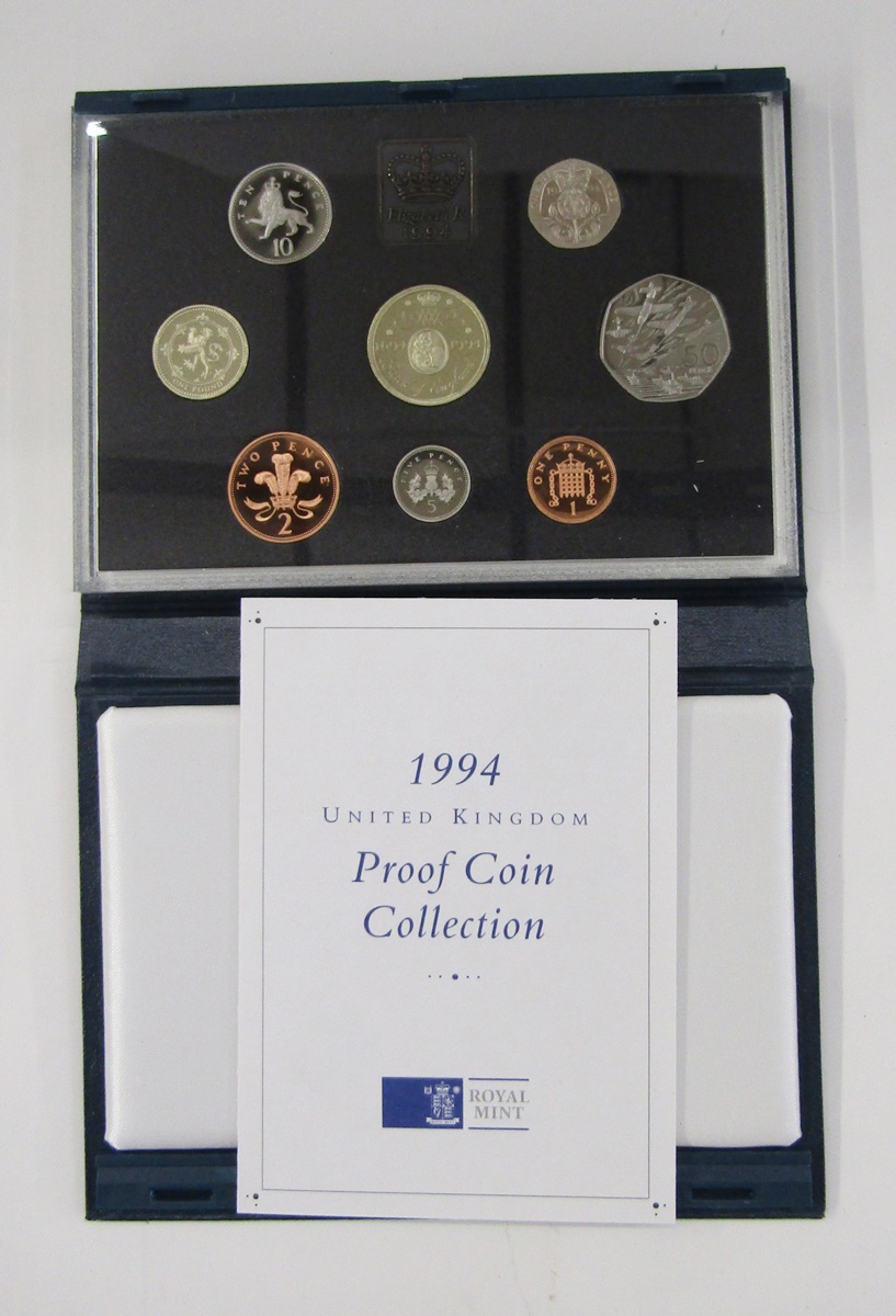 United Kingdom proof sets (10), 1989 x 3, 1992 x 2, 1993 x 2, 1994 x 2, 1997 x 1 - Image 3 of 10