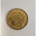 George V full sovereign 1917