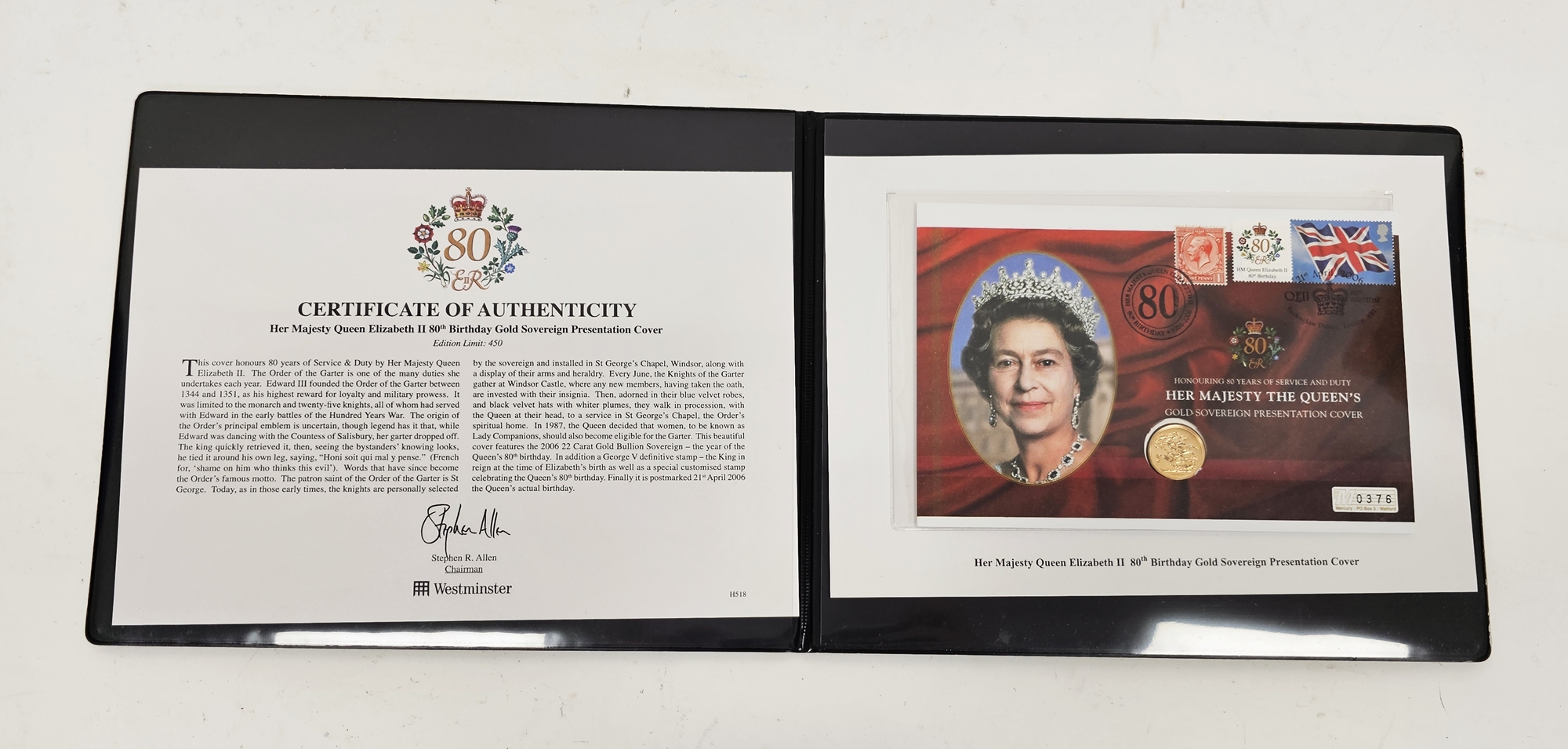 Elizabeth II (1952-2022) sovereign 2006, crowned bust right, rev St George and dragon in