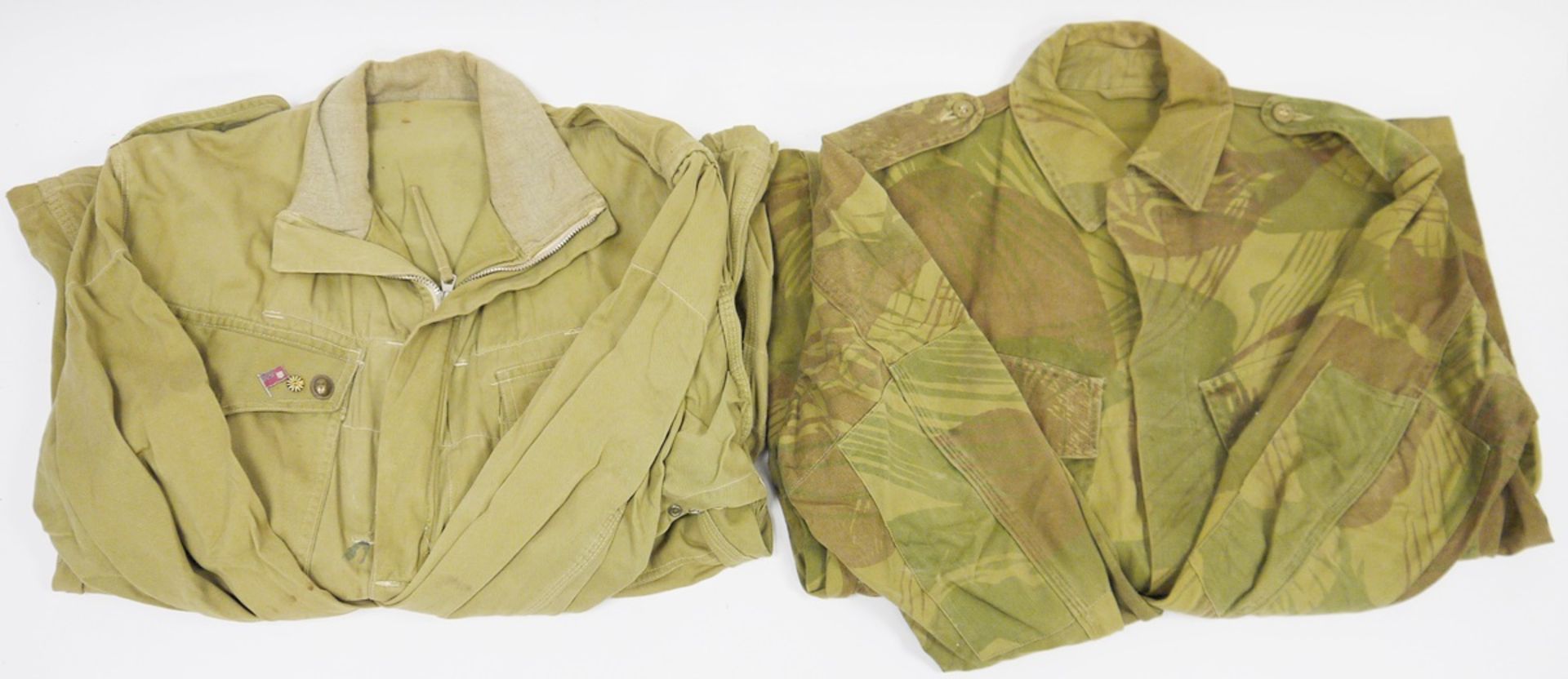 1950's Rhodesian combat jacket and a 1970's camouflage jacket (2)  Condition Report Photos uploaded - Image 4 of 6