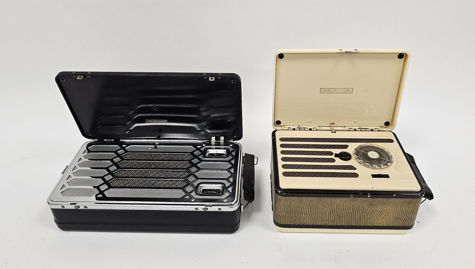 Marconi bakelite portable radio and another (2) - Image 2 of 2