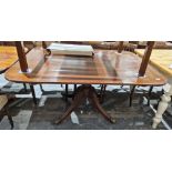 Late 19th/early 20th century mahogany tilt-top breakfast table of rounded rectangular form, 74cm
