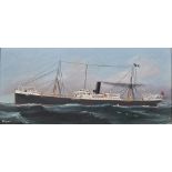 Christopher Guise (20th century) Pair of miniature maritime oil on boards Comprising: The Topsail