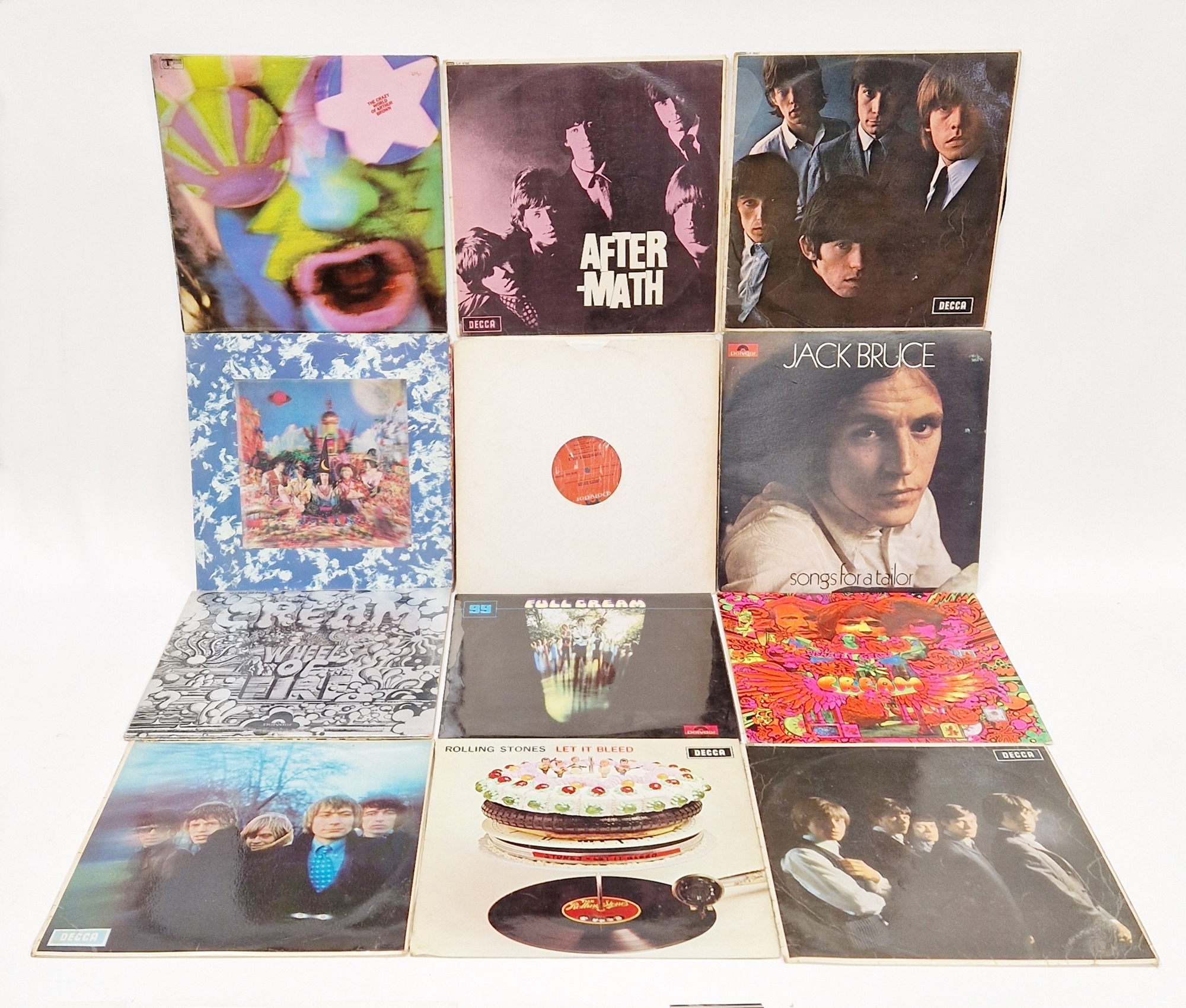 Collection of 1960's/70's vinyl LPs including The Crazy World of Arthur Brown 612005; Rolling