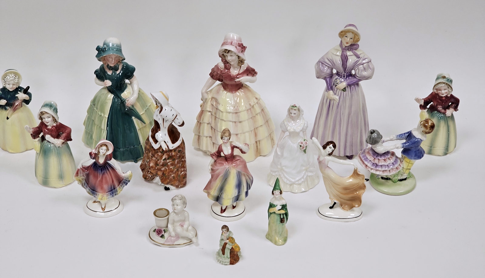Group of continental porcelain and German figures by Hertswig Katzhutte, comprising a group of - Image 2 of 10