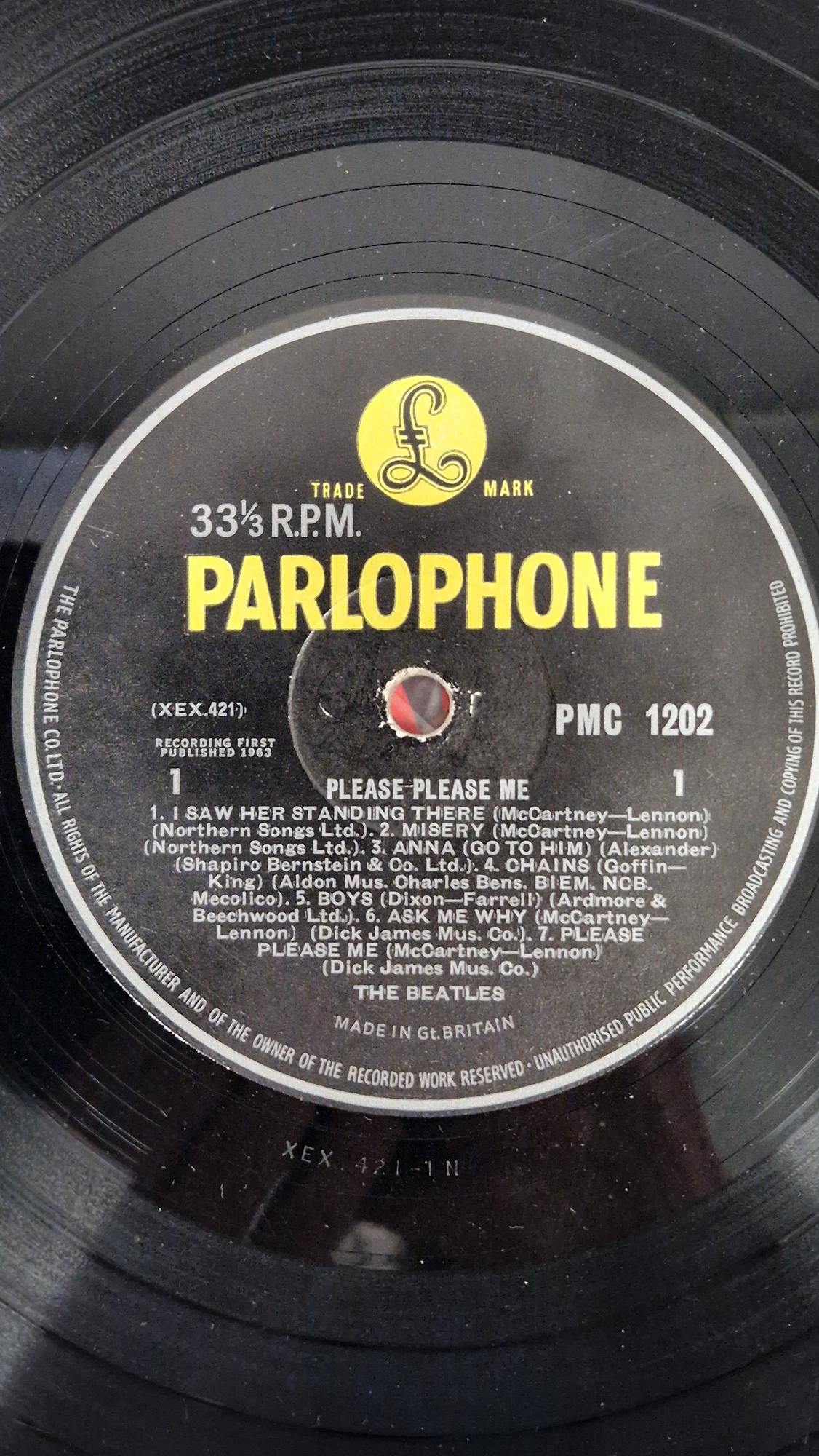 Collection of Beatles vinyl LPs including Meet the Beatles T2047, Please Please Me PMC1202, A Hard - Bild 8 aus 16