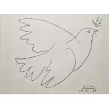 After Pablo Picasso (1881-1973) Offset lithograph "Dove of Peace", open edition, signed and dated