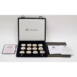 Westminster collection gilt cupro-nickel coins commemorating the diamond wedding photographic