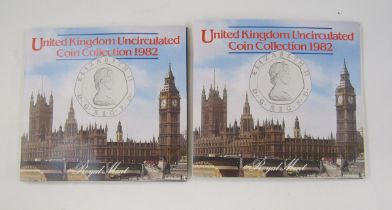 Collection of brilliant uncirculated coin sets (12), 1982 x 2, 1983 x 3, 1984 x 3, 1985, 1988, 1989,