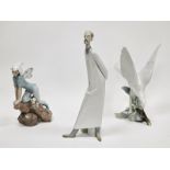 Lladro figure of the Prince of Elves, a model of a turtle dove and a figure of a doctor, 34.5cm