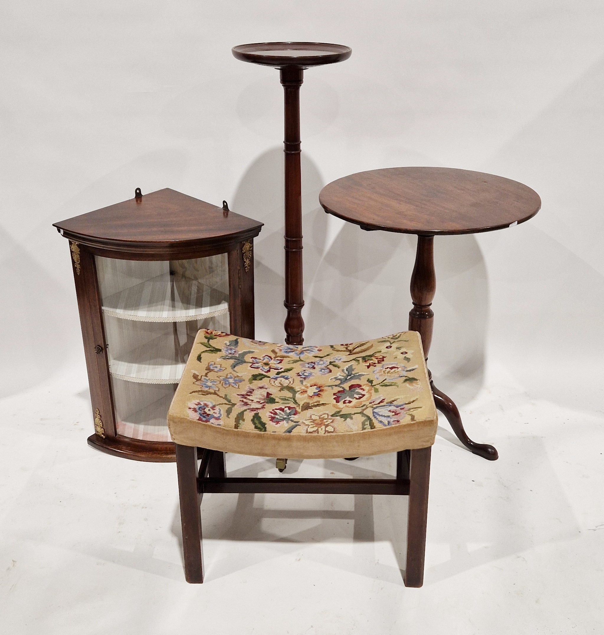 Victorian mahogany tilt-top occasional table of circular form, on tripod base, 72cm high, a modern - Image 2 of 2