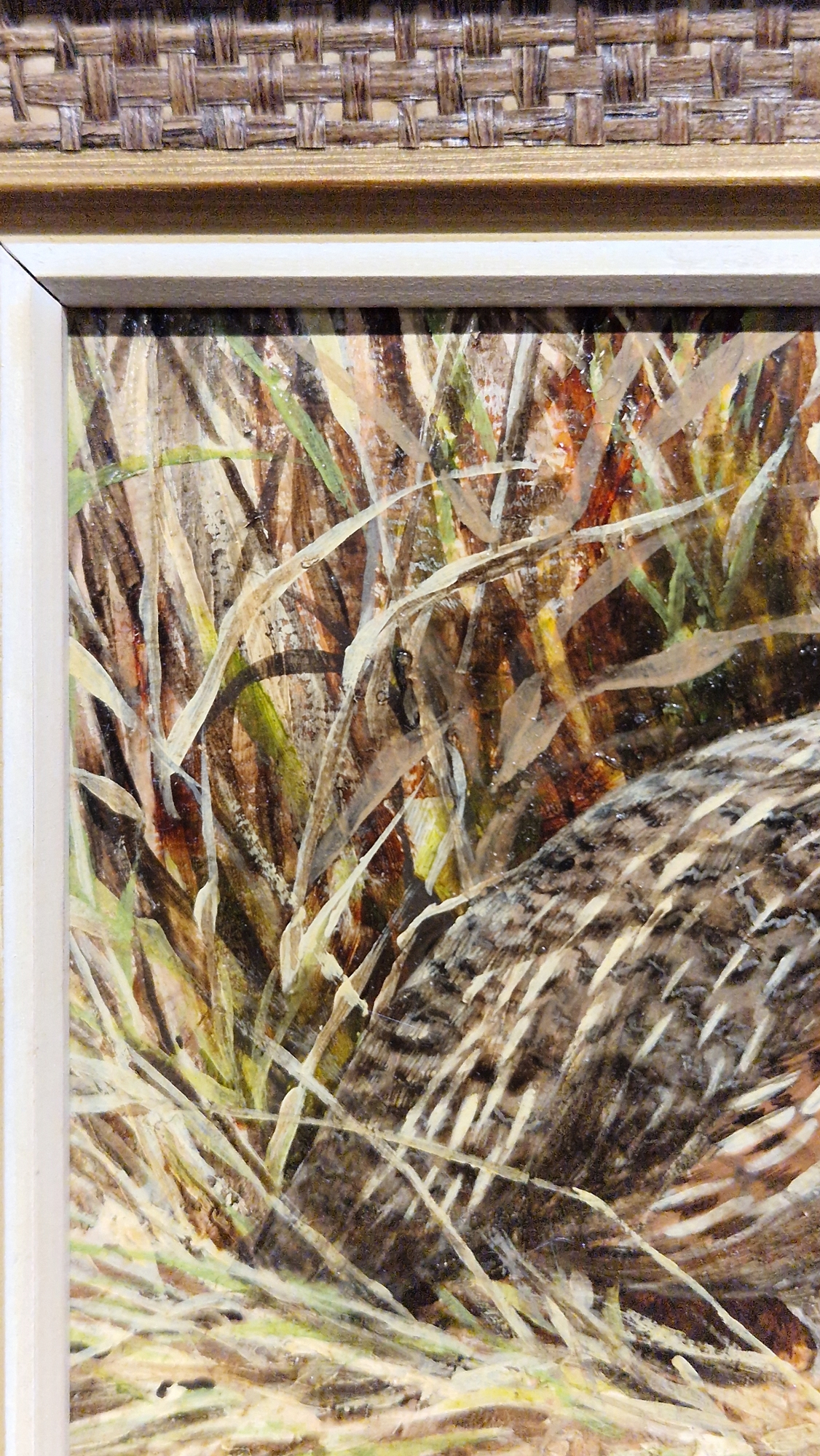 Ken Turner (1926) Oil on board Two quail amongst grasses, signed lower left, 14cm x 17.5cm - Bild 24 aus 28