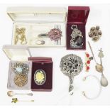Assortment of costume jewellery to include necklaces, bangle, watches, etc