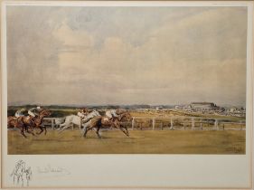 After Lionel Edwards (1878-1966) Chromolithograph Four colour prints to Include "Epsom Races",