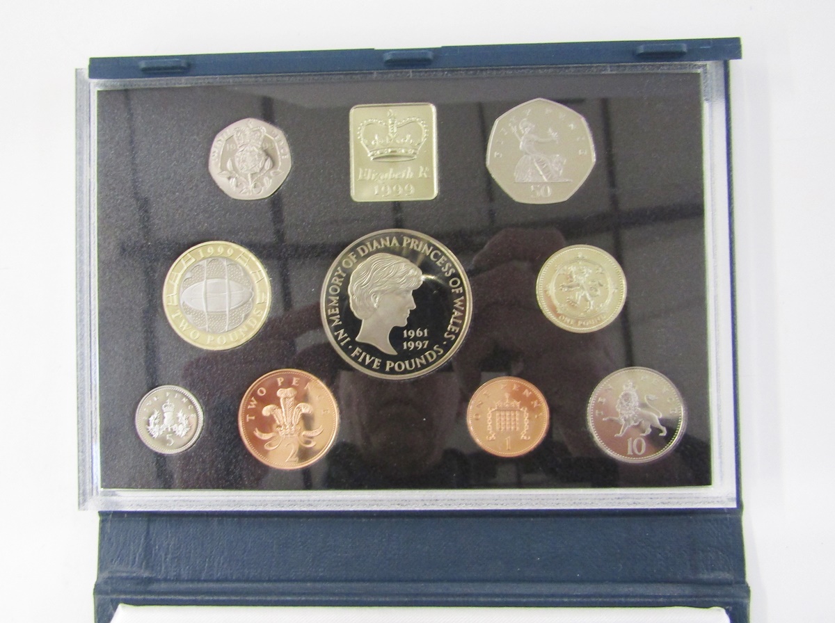 United Kingdom proof sets (5), 1996, 1997, 1998, 1999 and 2000. - Bild 5 aus 10