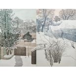 Joseph Winkleman (b.1941) Etching and aquatint on paper "Four Walls", limited edition print, signed,