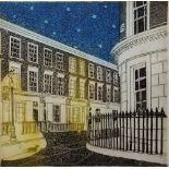 Lynette Turner (20th century) Etching and aquatint "A Night on the Tiles", limited edition