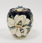 Moorcroft Paradise Flower pattern ginger jar by Emma Bossons, printed and impressed marks, signed,