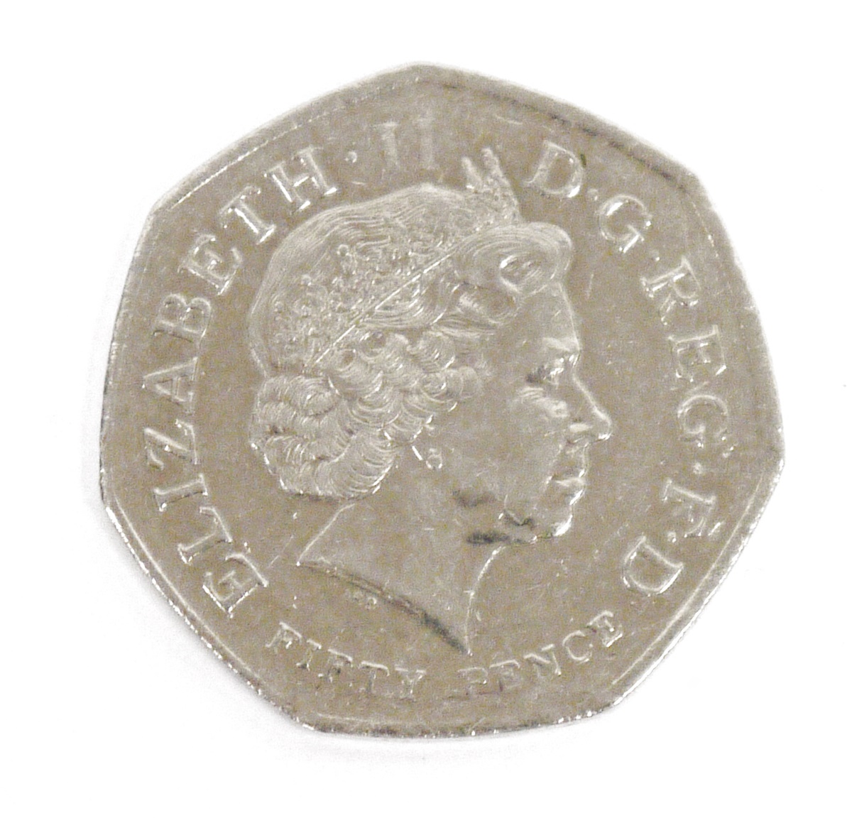 Elizabeth II 2009 Kew Gardens 50p coin, circulated - Image 2 of 2