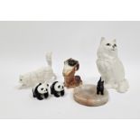 Collection of Beswick pottery models of animals including a pair of pandas, one with Beswick