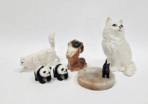 Collection of Beswick pottery models of animals including a pair of pandas, one with Beswick